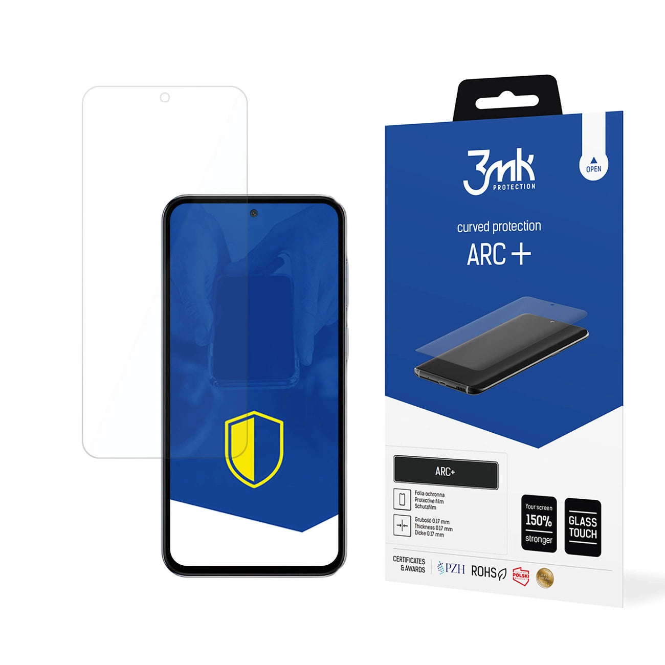 Protective film 3mk ARC+ for Samsung Galaxy M35_0