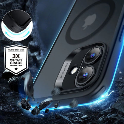 ESR Classic Hybrid Halolock MagSafe Case Set + Tempered Glass for iPhone 16 - Semi-Transparent_3