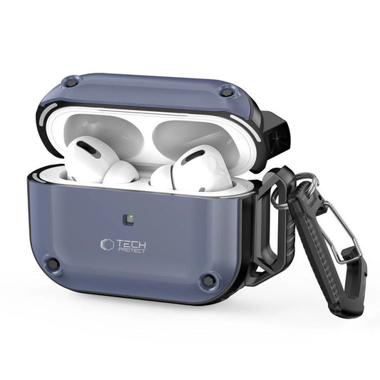 Tech-Protect Rough Hook Case with Carabiner for Apple AirPods Pro 1 / 2 - Blue_0