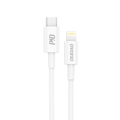 Dudao L6X USB-C - Lightning PD 20W 1m Cable - White_0