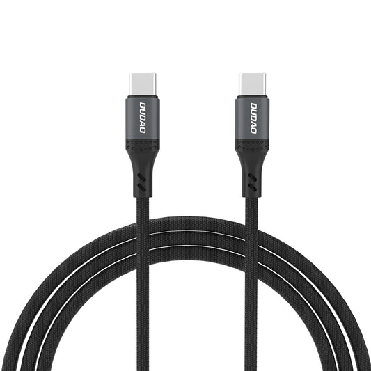 Dudao L3CC USB-C - USB-C 60W 1.2m Braided Cable - Black_0