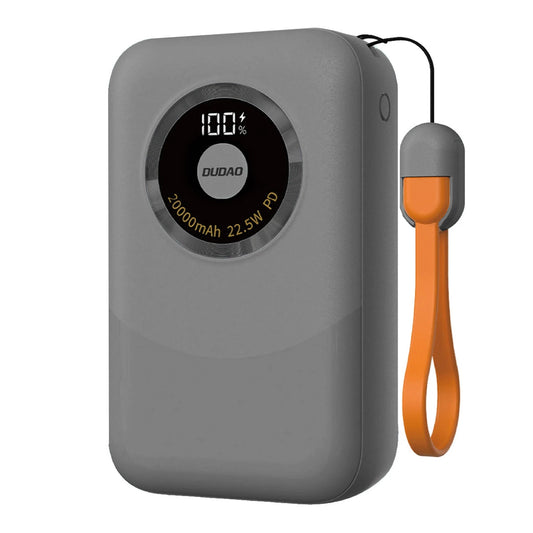Powerbank Dudao K21 Mini 10000mAh 22.5W USB-A / USB-C - gray_0