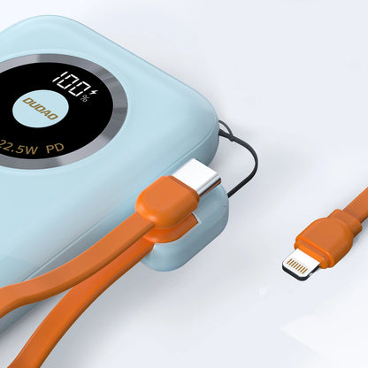 Powerbank Dudao K21 Mini 10000mAh 22.5W USB-A / USB-C - blue_2