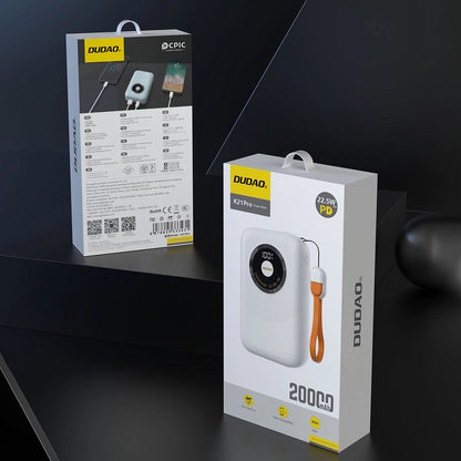 Powerbank Dudao K21Pro Mini 20000mAh 22.5W - white_5