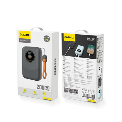 Powerbank Dudao K21Pro Mini 20000mAh 22.5W - gray_1