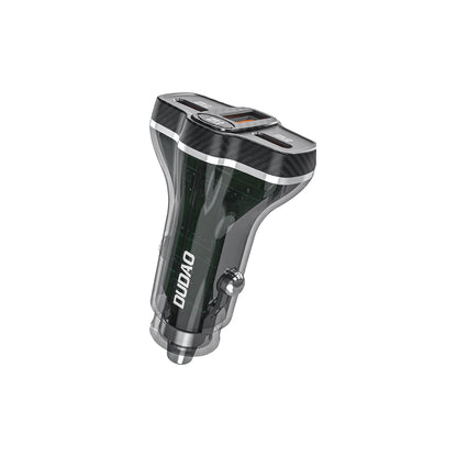 Dudao R78 78W Car Charger USB-C PD / 2xUSB-A QC - Black_0
