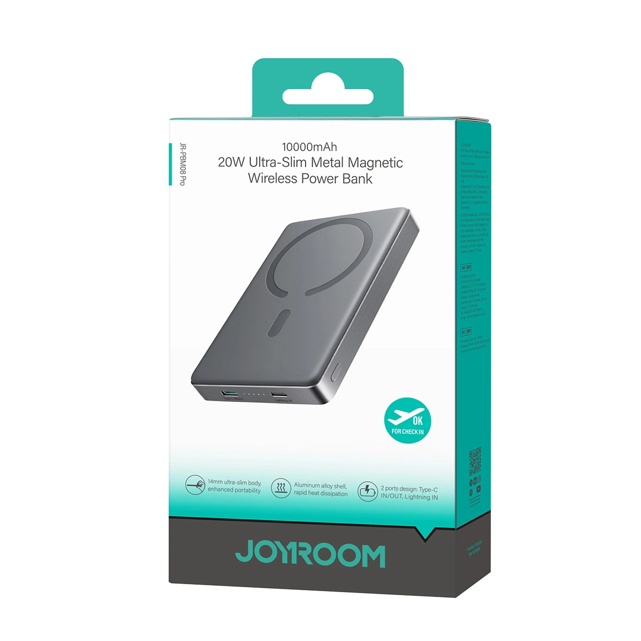 Powerbank Joyroom JR-PBM08 Pro 10000mAh ultra-thin - gray_7
