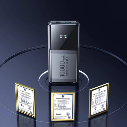 Joyroom JR-PBF19 22.5W 10000mAh Powerbank with Two Built-in Cables - Black_12