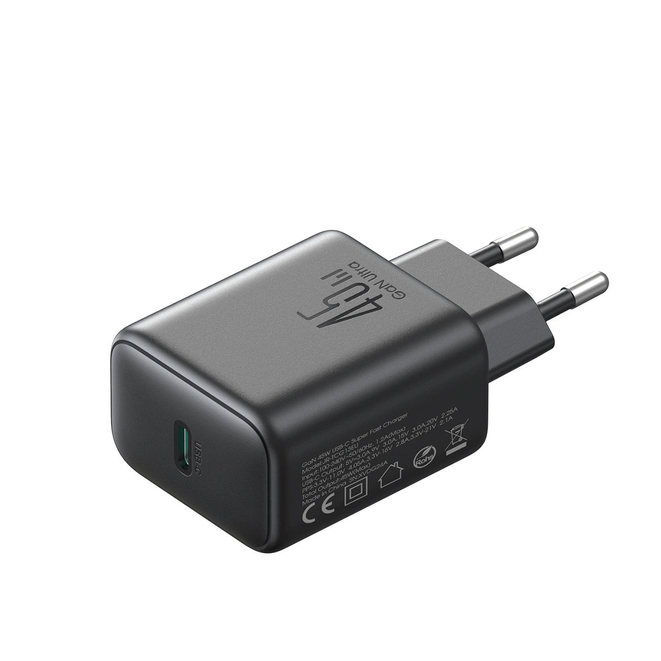 Joyroom JR-TCG13 45W GaN Wall Charger for Samsung Ultra - Black_10