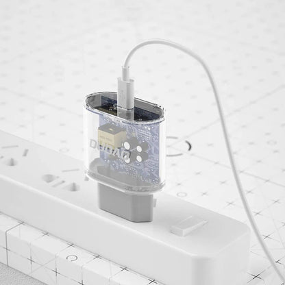 Dudao A14EUC PD 20W USB-C Wall Charger with Cable - White_3