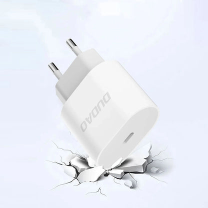 Dudao A14EUC PD 20W USB-C Wall Charger with Cable - White_5