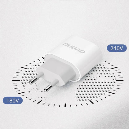 Dudao A14EUC PD 20W USB-C Wall Charger with Cable - White_7