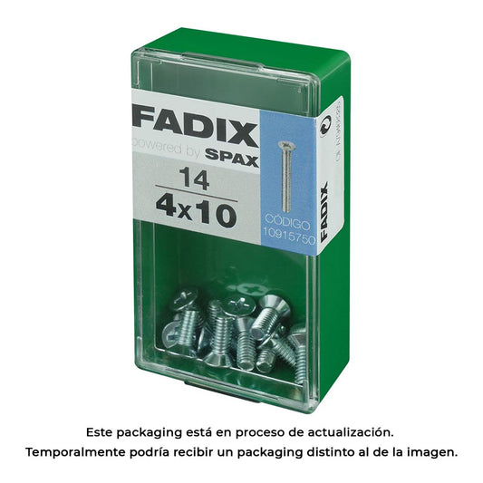 Caixa s 14 unid. parafuso metrico cp m 4x10mm fadix_0