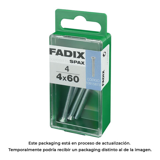 Caixa s 4 unid. parafuso metrico cp m 4x60mm fadix_0