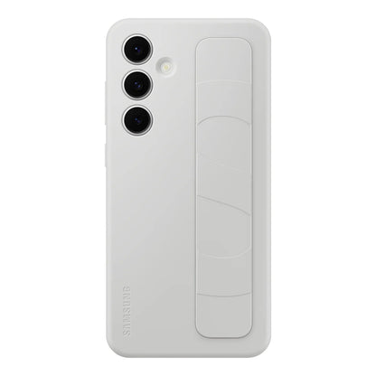 Samsung Standing Grip Case EF-GS921CLEGWW with holder / stand for Samsung Galaxy S24 FE - gray_0