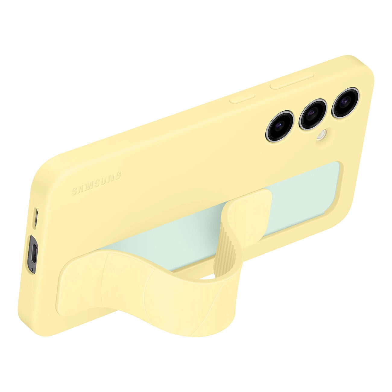 Samsung Standing Grip Case EF-GS721CYEGWW with holder / stand for Samsung Galaxy S24 FE - yellow_4