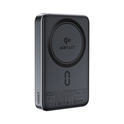 Acefast M11-10000 30W Qi2 Magnetic Power Bank with MagSafe - Black_0