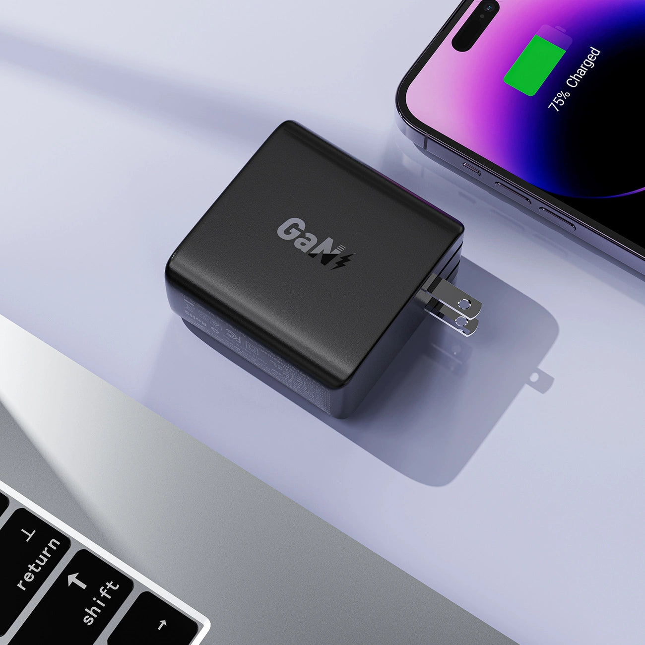 Acefast A96 PD100W GaN Charger (3 x USB-C + 1x USB-A) with US Plug - Black_5