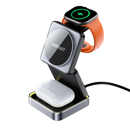 Acefast E20 3 in 1 Inductive Charger - Black_3