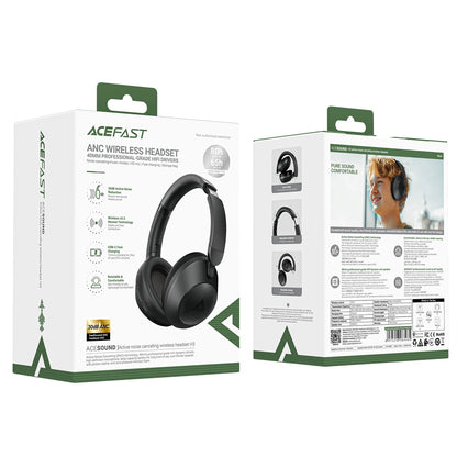 Acefast H3 Bluetooth Wireless Headphones with ANC - Black_5