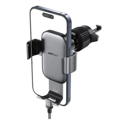 Acefast D38 gravity car air vent mount - black_3
