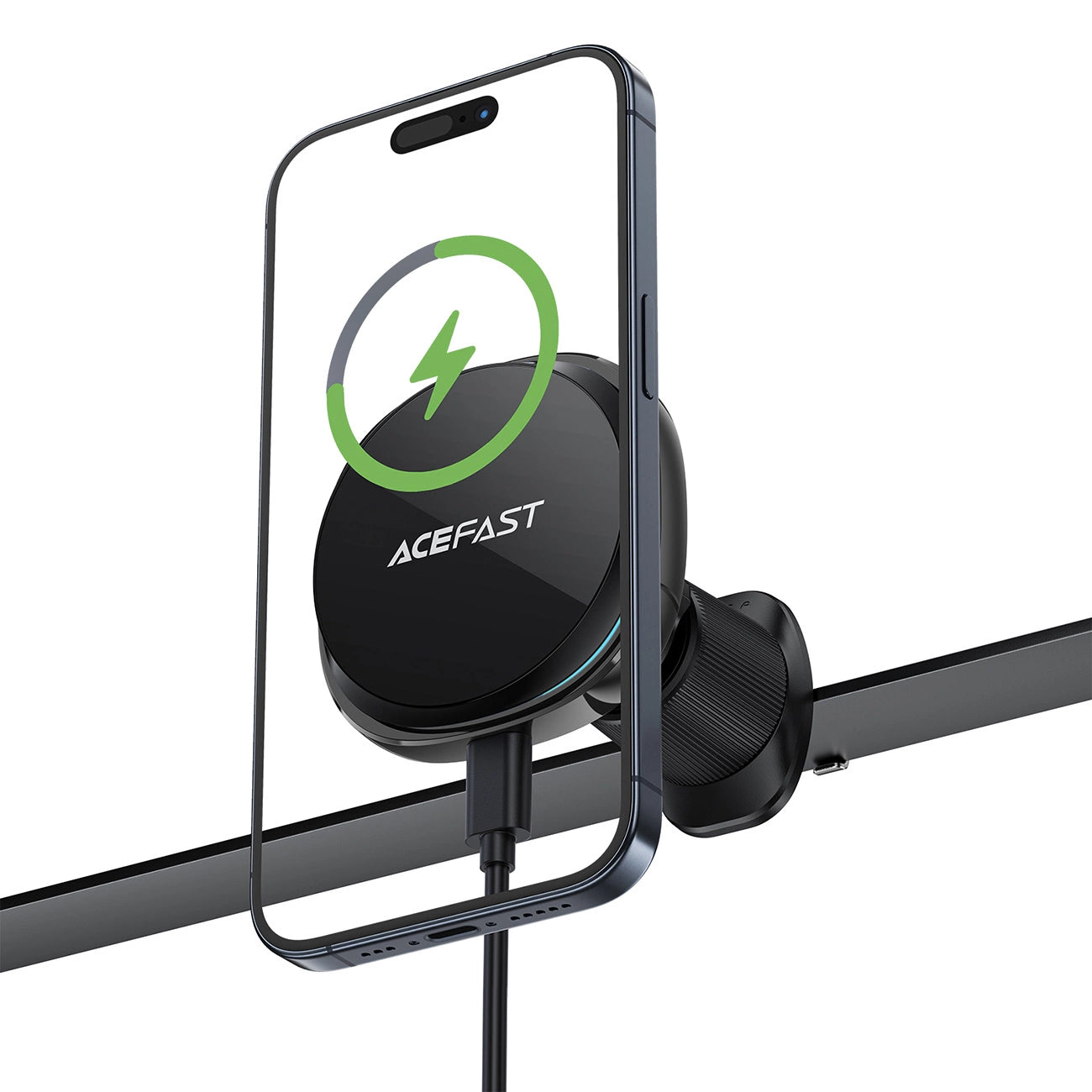 Acefast D31 Wireless Charger Holder for Air Vent - Black_4