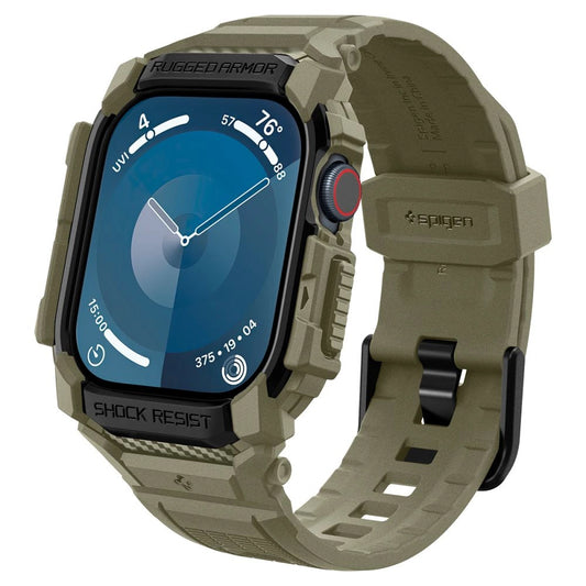 Spigen Rugged Armor ”Pro” Strap for Apple Watch 10 (46MM) - Green_0
