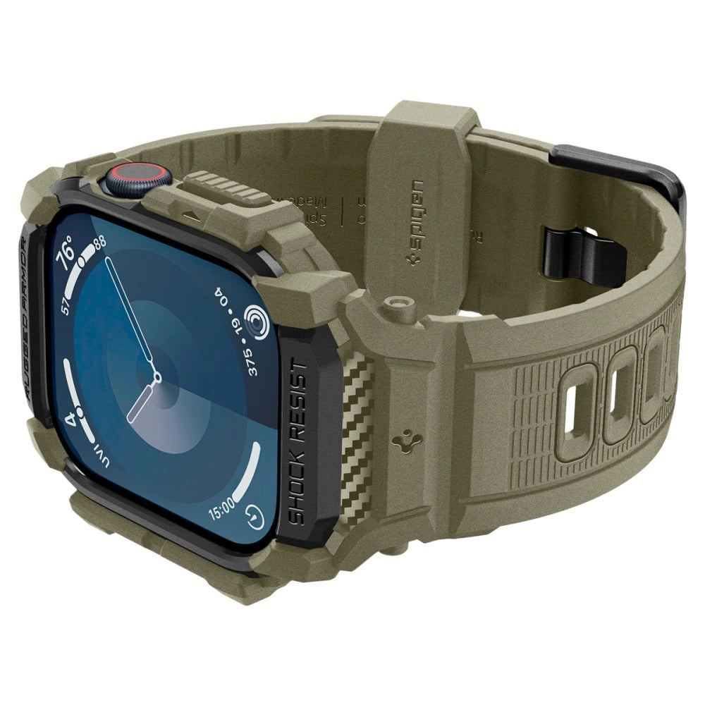 Spigen Rugged Armor ”Pro” Strap for Apple Watch 10 (46MM) - Green_6