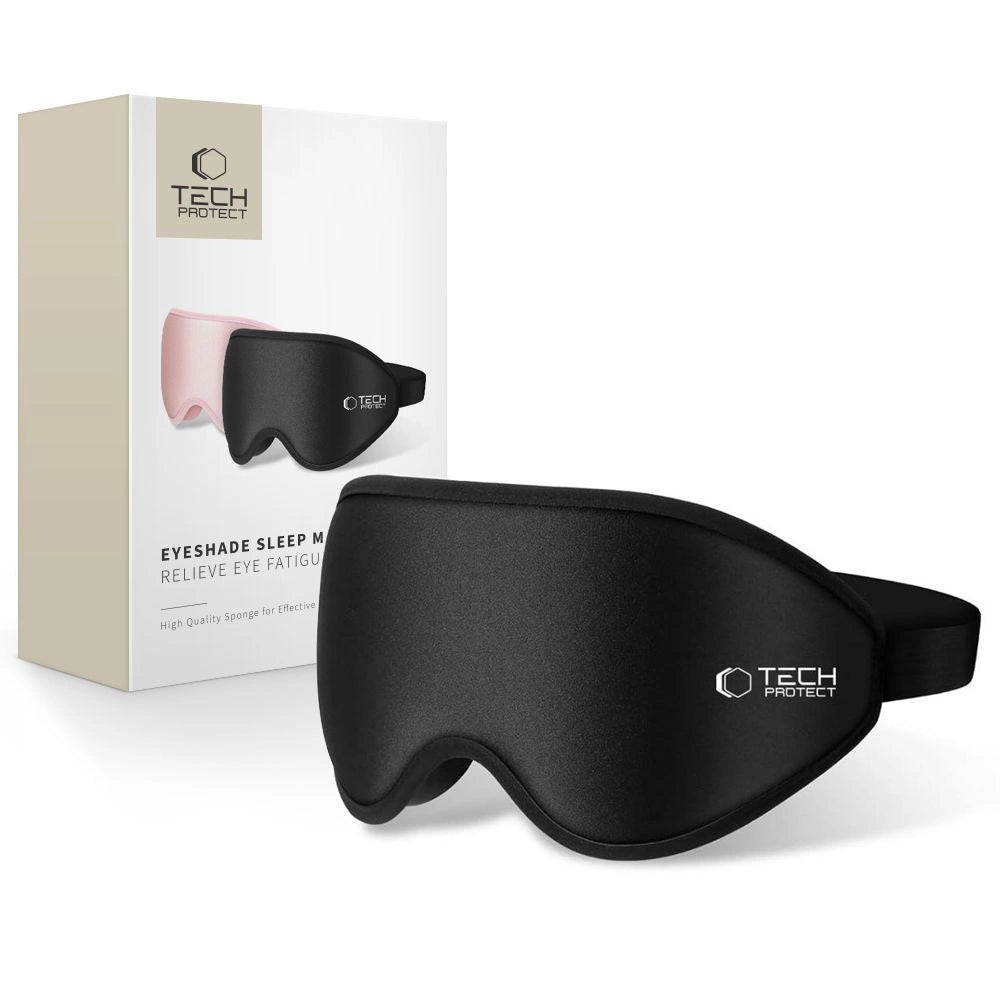 Tech-Protect Eyeshade Sleep Mask - Black_0