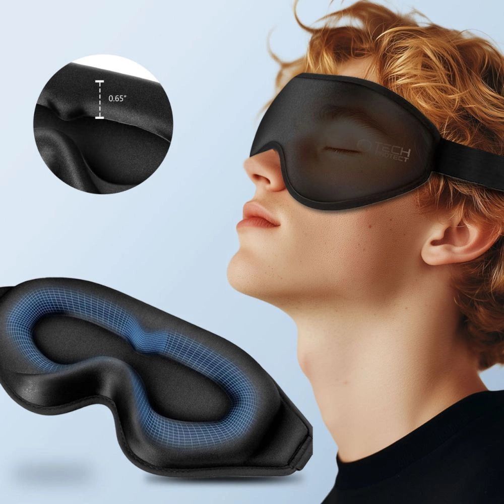 Tech-Protect Eyeshade Sleep Mask - Black_2