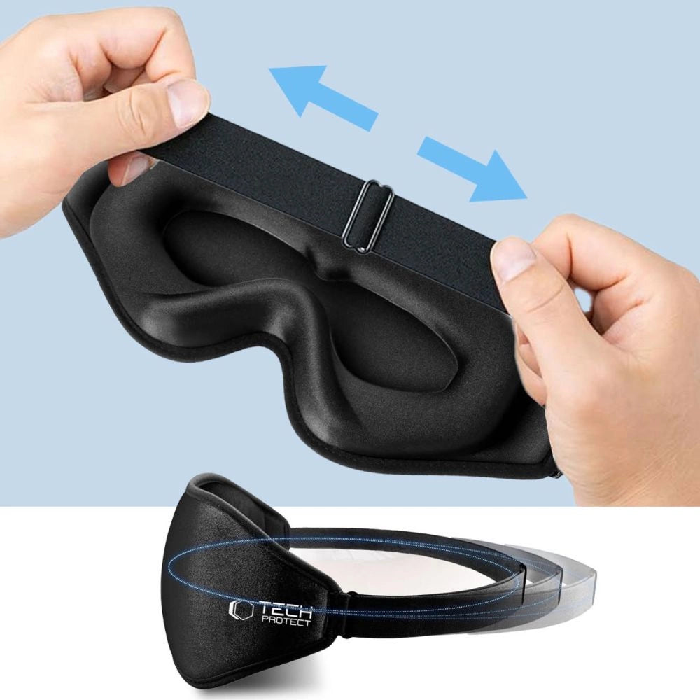 Tech-Protect Eyeshade Sleep Mask - Black_6