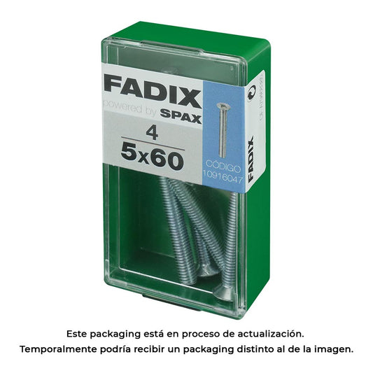 Caixa s 4 unid. parafuso metrico cp m 5x60mm fadix_0