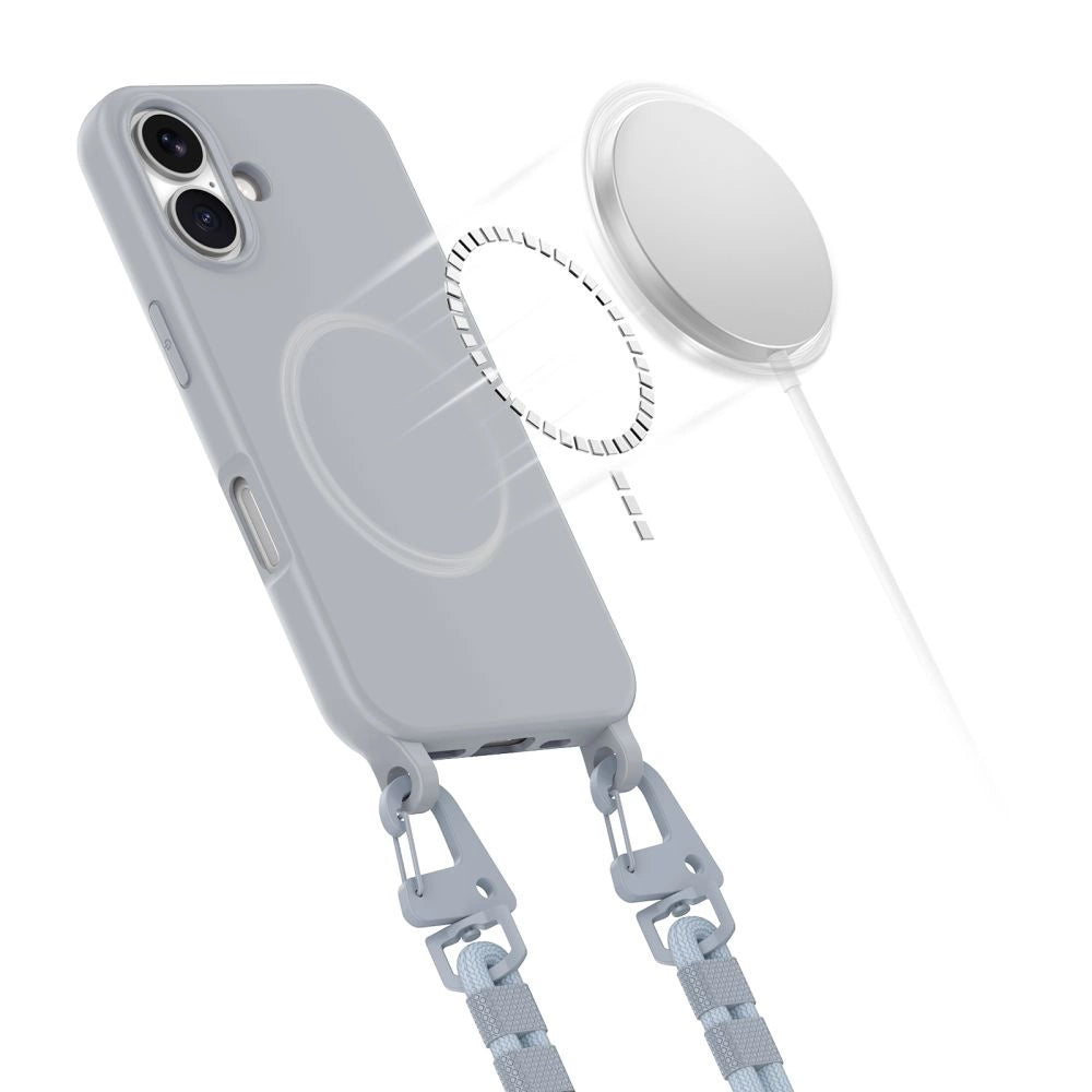 Tech-Protect MagNecklace MagSafe iPhone 16 Case - Gray_2