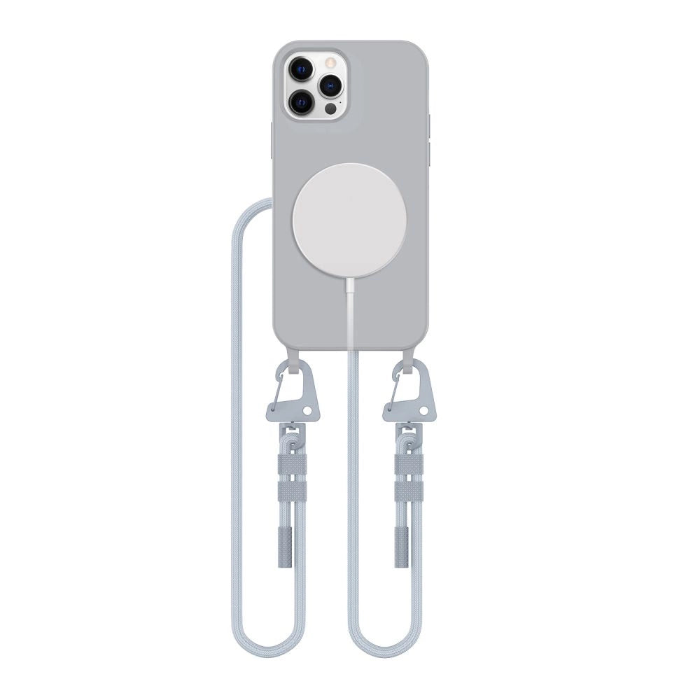 Tech-Protect MagNecklace MagSafe Case for iPhone 12 / 12 Pro - Gray_0