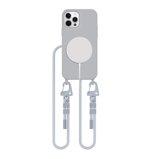 Tech-Protect MagNecklace MagSafe Case for iPhone 12 / 12 Pro - Gray_0