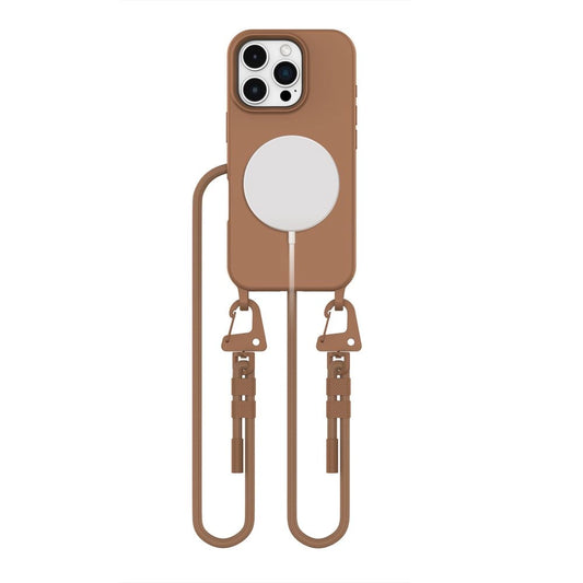 Tech-Protect MagNecklace MagSafe iPhone 16 Pro Case - Brown_0