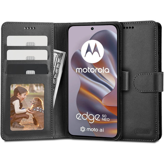 Tech-Protect Wallet Case for Motorola EDGE 50 NEO - Black_0