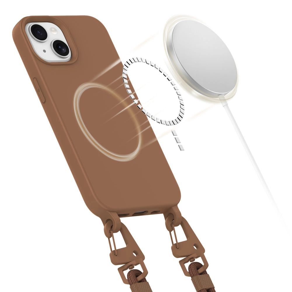 Tech-Protect MagNecklace MagSafe iPhone 15 Case - Brown_2