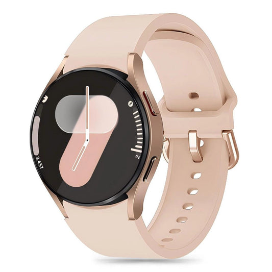 Tech-Protect Silicone Strap for Samsung Galaxy Watch 4 / 5 / 5 Pro / 6 / 7 / FE - Beige_0