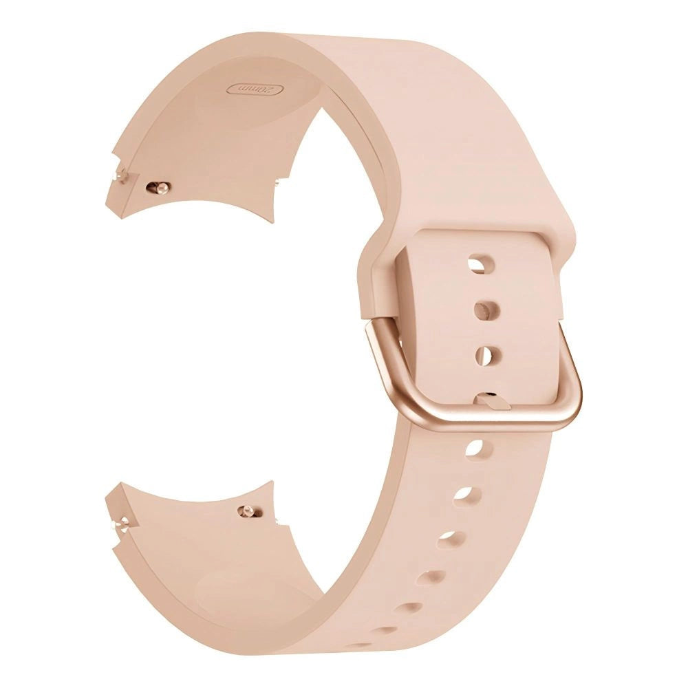 Tech-Protect Silicone Strap for Samsung Galaxy Watch 4 / 5 / 5 Pro / 6 / 7 / FE - Beige_3