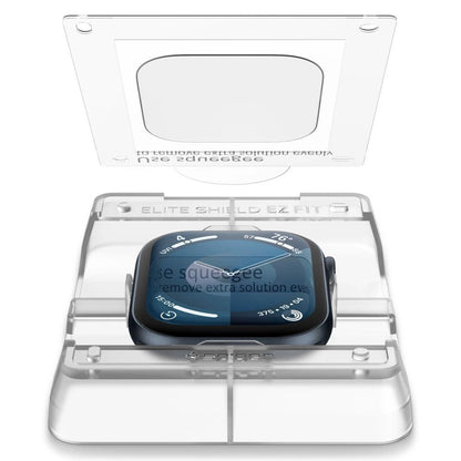 Spigen Elite Shield ”EZ FIT” Hybrid Glass 2-PACK for Apple Watch 10 (46MM) - Clear_2