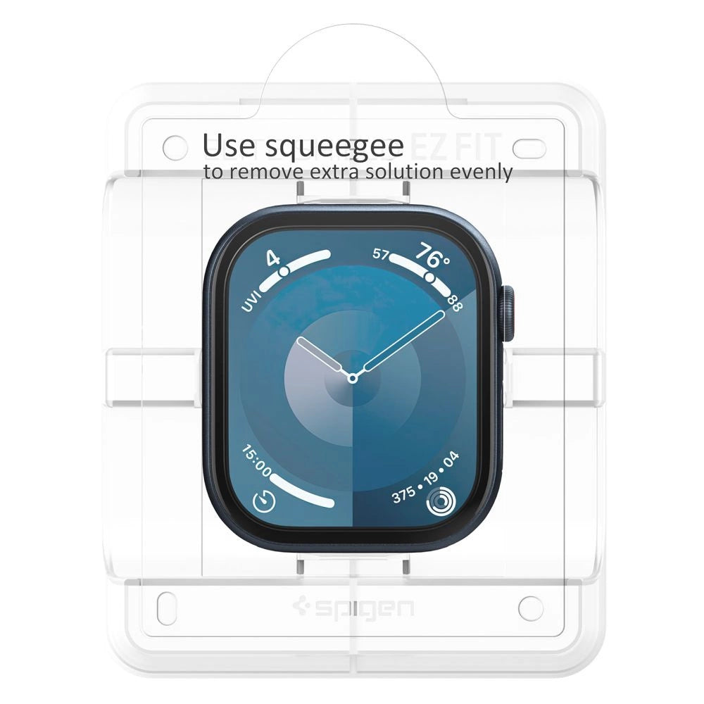 Spigen Elite Shield ”EZ FIT” Hybrid Glass 2-PACK for Apple Watch 10 (46MM) - Clear_3