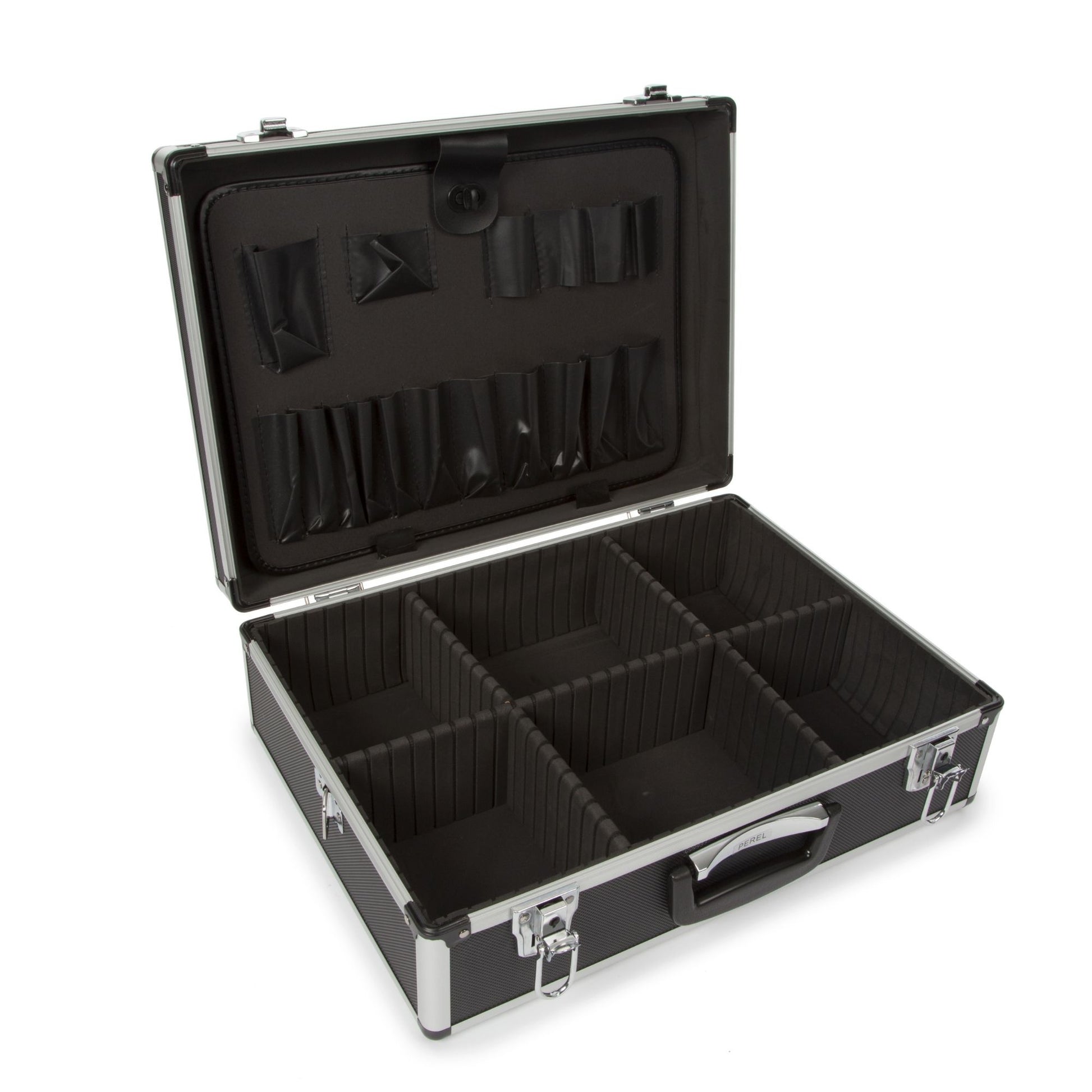 Caixa de Ferramentas em Alumínio - 455 x 330 x 152 mm - 22,8 L - Preto_0