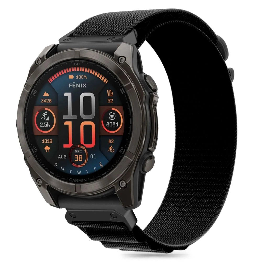 Tech-Protect Nylon Pro Strap Garmin Fenix 5 / 6 / 6 Pro / 7 / 8 (47MM) - Black_2
