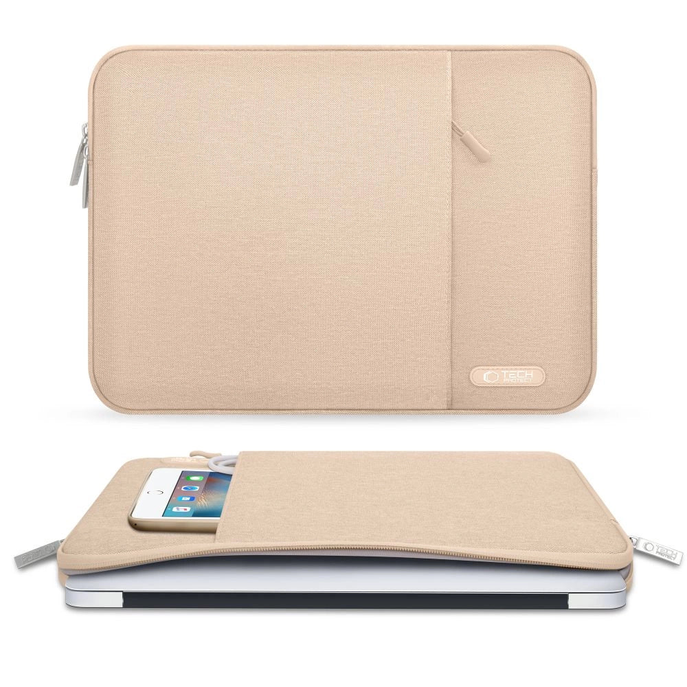 Tech-Protect Sleeve Laptop 13-14 Case - Beige_5
