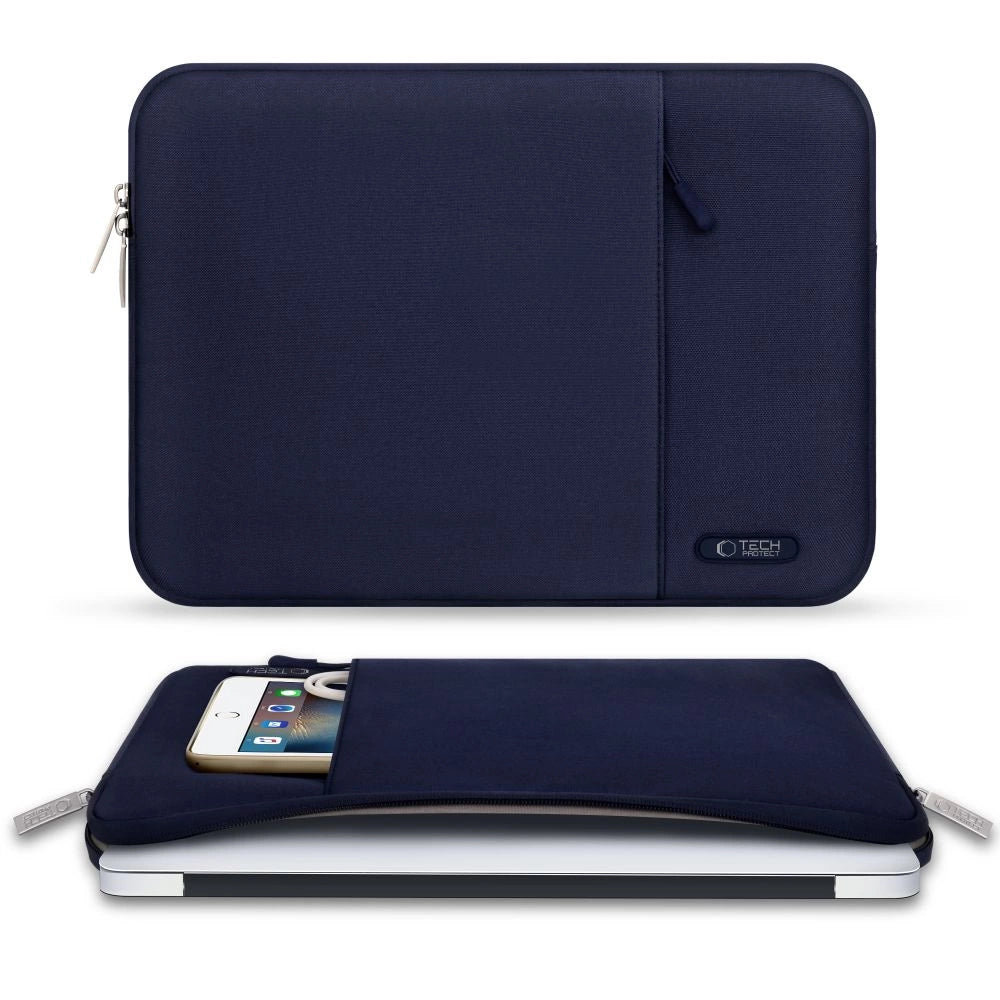 Tech-Protect Sleeve Laptop 13-14 Case - Navy Blue_3