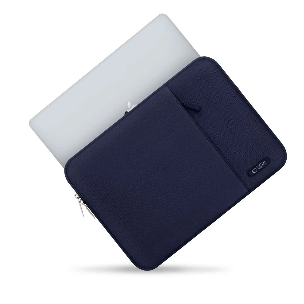 Tech-Protect Sleeve Laptop 13-14 Case - Navy Blue_4