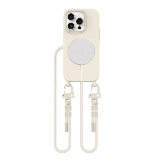 Tech-Protect MagNecklace MagSafe iPhone 15 Pro Case - Beige_0