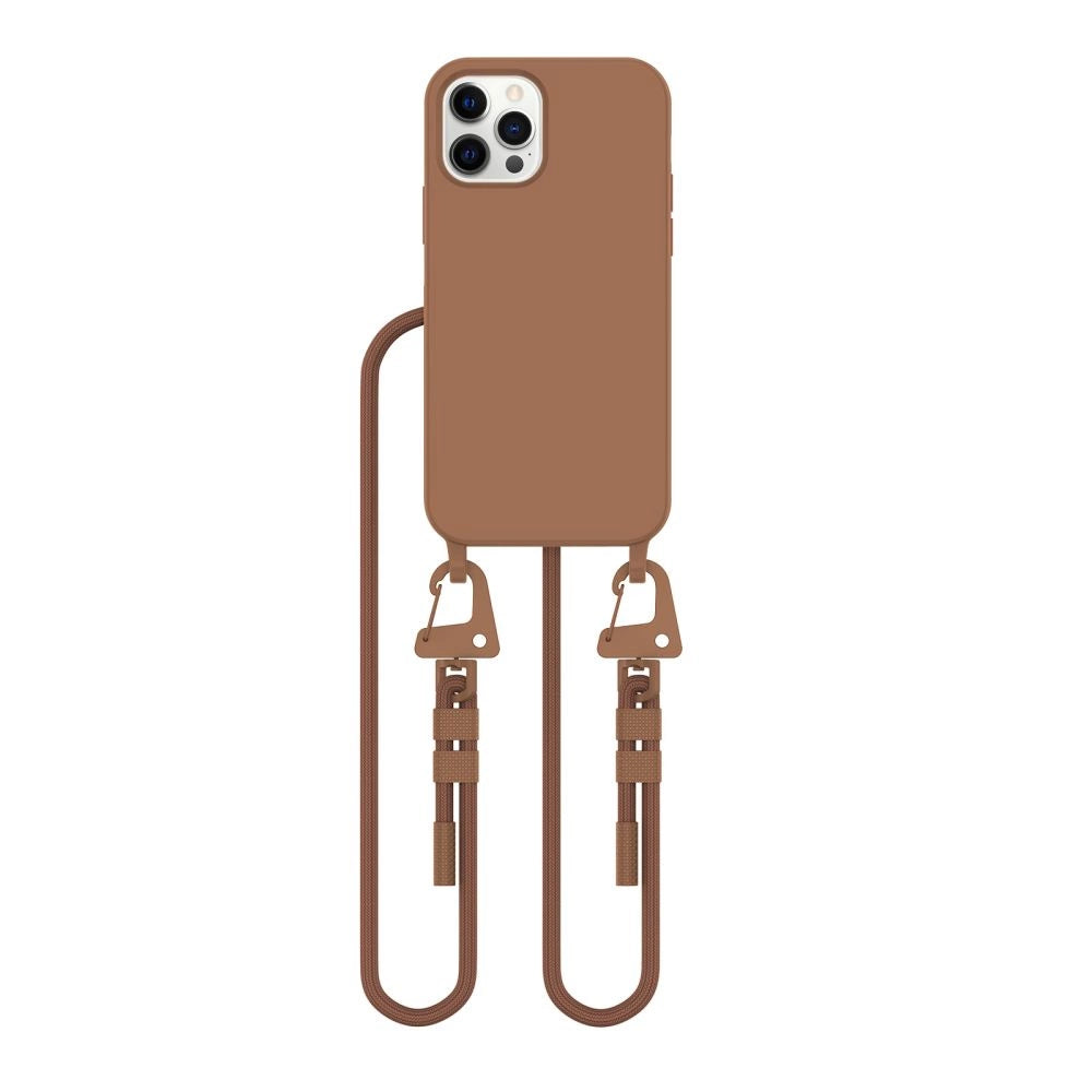 Tech-Protect MagNecklace MagSafe Case for iPhone 12 / 12 Pro - Brown_1