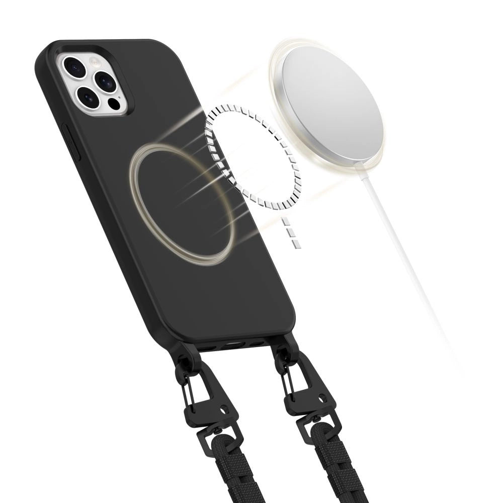 Tech-Protect MagNecklace MagSafe Case for iPhone 12 / 12 Pro - Black_2